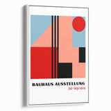 Bohemian Wall Art | Bauhaus Ausstellung Boho Decor Canvas | Eclectic Print