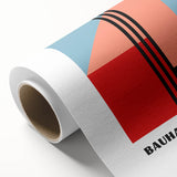 Bohemian Wall Art | Bauhaus Ausstellung Boho Decor Canvas | Eclectic Print