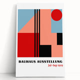 Bohemian Wall Art | Bauhaus Ausstellung Boho Decor Canvas | Eclectic Print