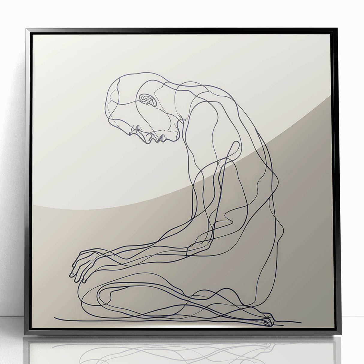 Bohemian Wall Art | Minimalist Boho Decor Canvas | Eclectic Art Print