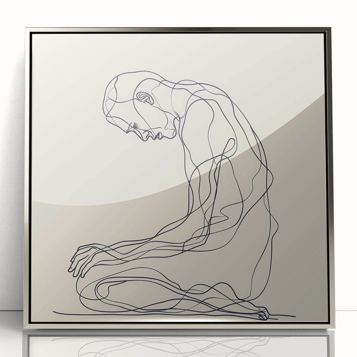 Bohemian Wall Art | Minimalist Boho Decor Canvas | Eclectic Art Print
