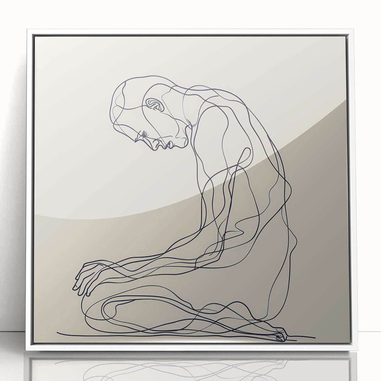 Bohemian Wall Art | Minimalist Boho Decor Canvas | Eclectic Art Print