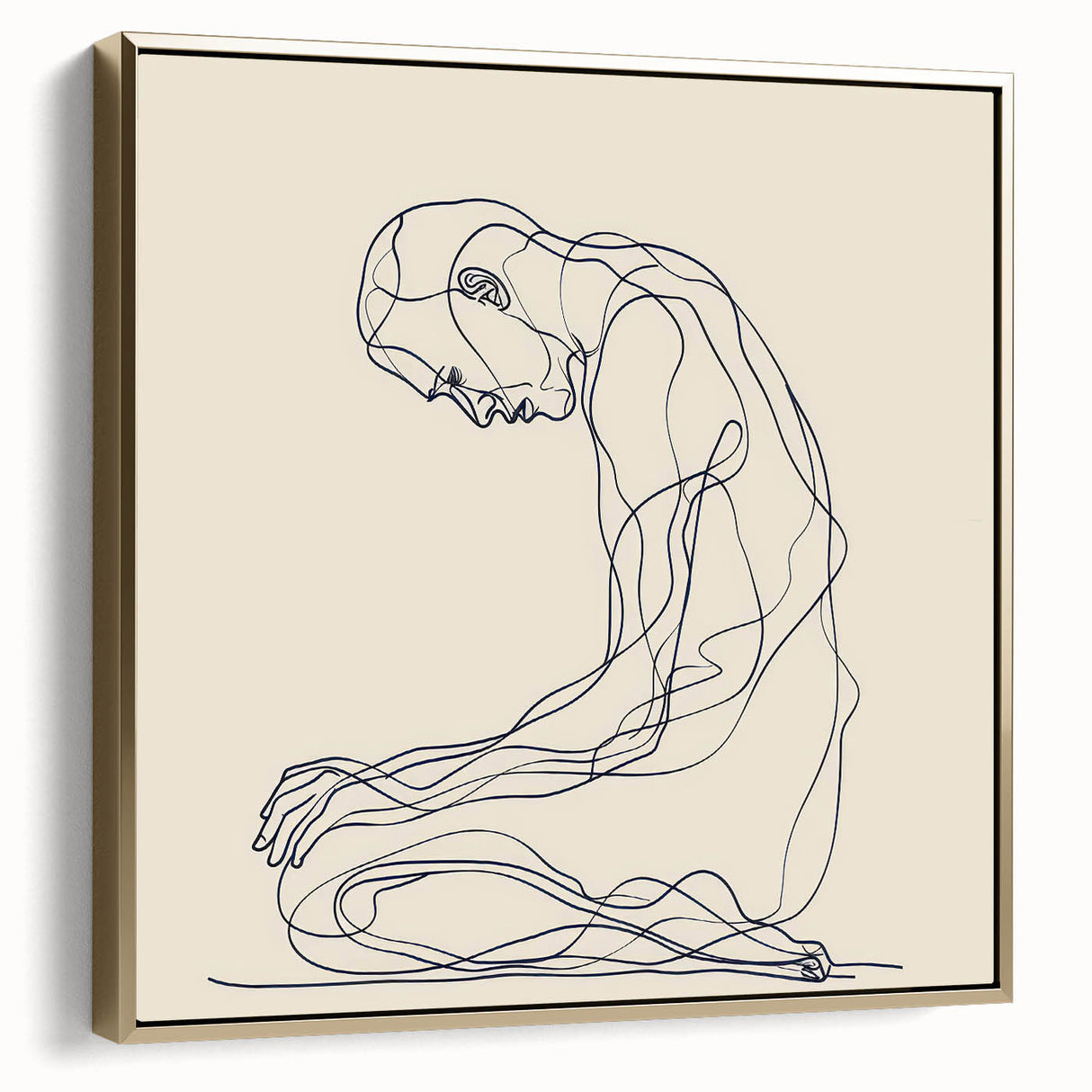 Bohemian Wall Art | Minimalist Boho Decor Canvas | Eclectic Art Print