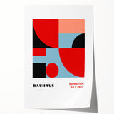 Bohemian Wall Art | Bauhaus Exhibition 1923 Boho Decor | Abstract Print