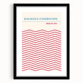 Bohemian Wall Art | Bauhaus Exhibition Berlin 1919 Boho Canvas | Zigzag Print