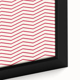 Bohemian Wall Art | Bauhaus Exhibition Berlin 1919 Boho Canvas | Zigzag Print