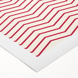 Bohemian Wall Art | Bauhaus Exhibition Berlin 1919 Boho Canvas | Zigzag Print