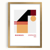 Bohemian Wall Art | Bauhaus Ausstellung 1923 Boho Canvas | Abstract Print