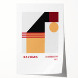 Bohemian Wall Art | Bauhaus Ausstellung 1923 Boho Canvas | Abstract Print