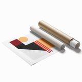 Bohemian Wall Art | Bauhaus Ausstellung 1923 Boho Canvas | Abstract Print