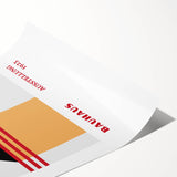 Bohemian Wall Art | Bauhaus Ausstellung 1923 Boho Canvas | Abstract Print