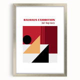 Bohemian Wall Art | Bauhaus Exhibition 1923 Boho Decor | Abstract Canvas