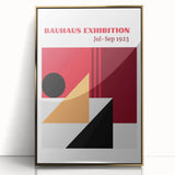 Bohemian Wall Art | Bauhaus Exhibition 1923 Boho Decor | Abstract Canvas
