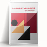 Bohemian Wall Art | Bauhaus Exhibition 1923 Boho Decor | Abstract Canvas