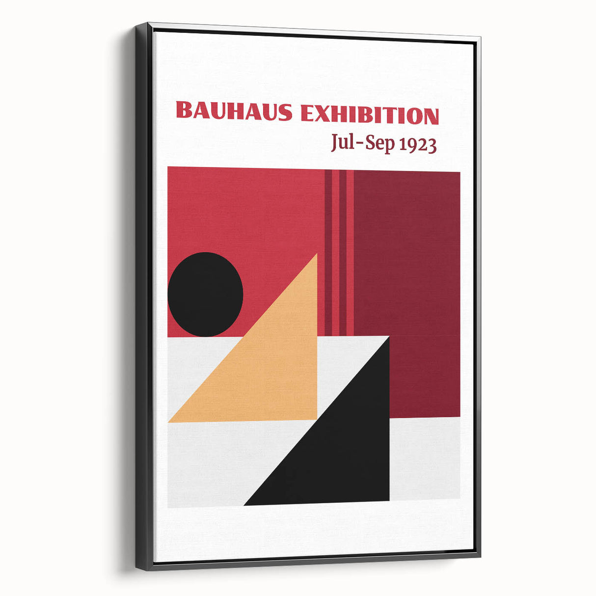 Bohemian Wall Art | Bauhaus Exhibition 1923 Boho Decor | Abstract Canvas