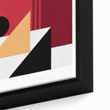 Bohemian Wall Art | Bauhaus Exhibition 1923 Boho Decor | Abstract Canvas