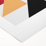 Bohemian Wall Art | Bauhaus Exhibition 1923 Boho Decor | Abstract Canvas