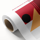 Bohemian Wall Art | Bauhaus Exhibition 1923 Boho Decor | Abstract Canvas