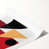 Bohemian Wall Art | Bauhaus Exhibition 1923 Boho Decor | Abstract Canvas