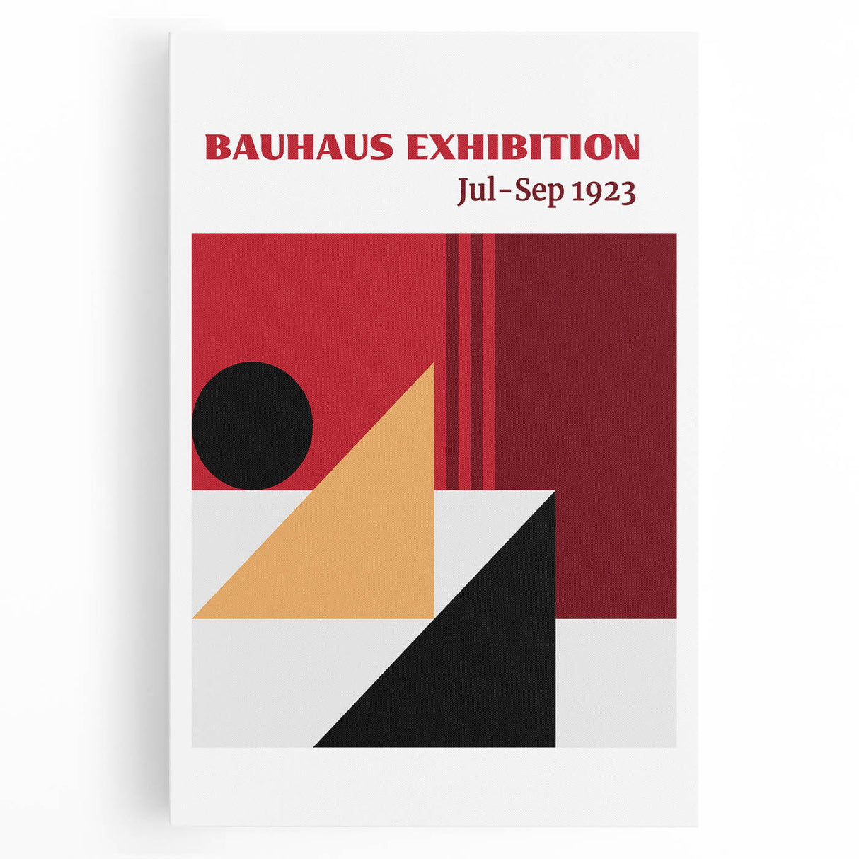 Bohemian Wall Art | Bauhaus Ausstellung 1923 Boho Canvas | Abstract Print