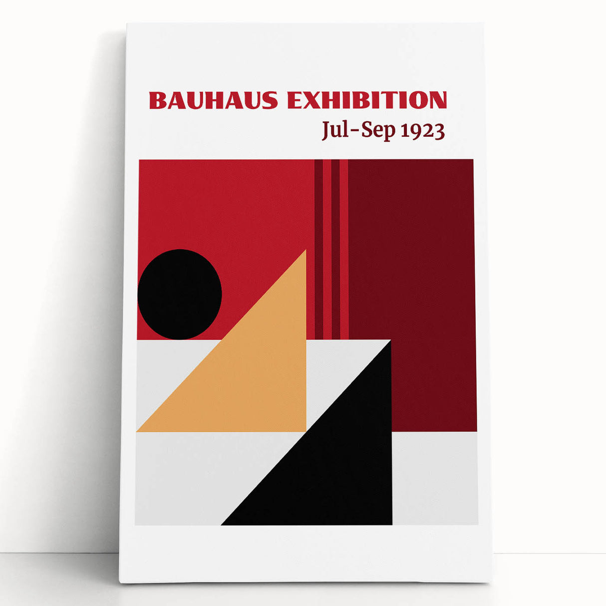 Bohemian Wall Art | Bauhaus Ausstellung 1923 Boho Canvas | Abstract Print