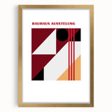 Bohemian Wall Art | Bauhaus Ausstellung Boho Canvas | Abstract Decor