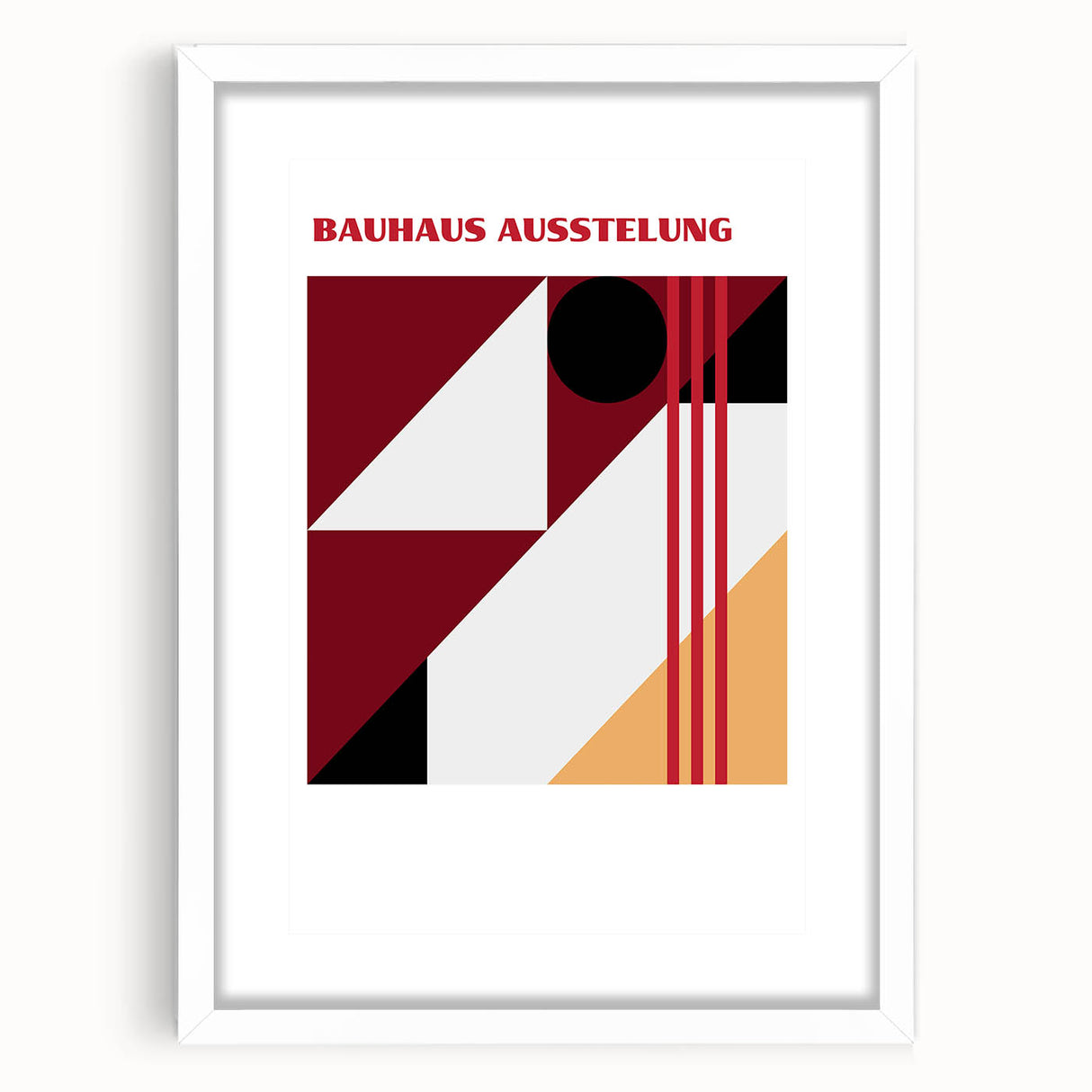 Bohemian Wall Art | Bauhaus Ausstellung Boho Canvas | Abstract Decor