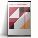 Bohemian Wall Art | Bauhaus Ausstellung Boho Canvas | Abstract Decor