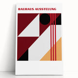 Bohemian Wall Art | Bauhaus Ausstellung Boho Canvas | Abstract Decor