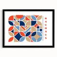 Bohemian Wall Art | Colorful Eclectic Geometric Boho Canvas Print