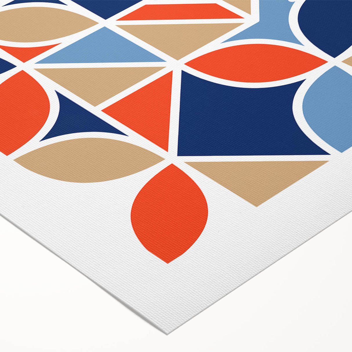 Bohemian Wall Art | Colorful Eclectic Geometric Boho Canvas Print