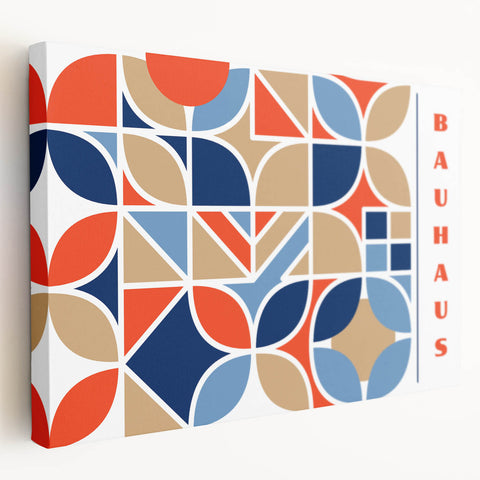 Bohemian Wall Art | Colorful Eclectic Geometric Boho Canvas Print