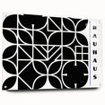 Bohemian Wall Art | Modern Monochrome Geometric Boho Canvas Print