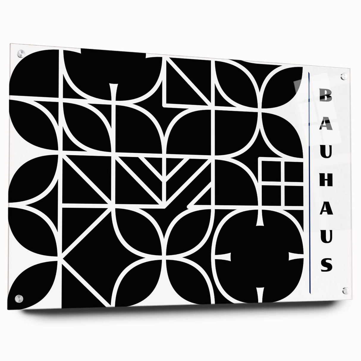 Bohemian Wall Art | Modern Monochrome Geometric Boho Canvas Print