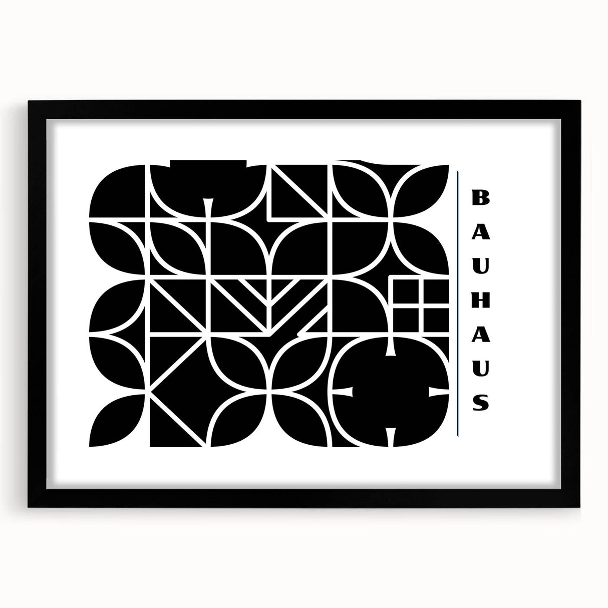 Bohemian Wall Art | Modern Monochrome Geometric Boho Canvas Print