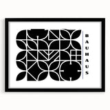 Bohemian Wall Art | Modern Monochrome Geometric Boho Canvas Print
