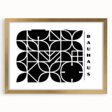 Bohemian Wall Art | Modern Monochrome Geometric Boho Canvas Print