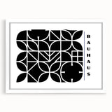 Bohemian Wall Art | Modern Monochrome Geometric Boho Canvas Print