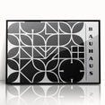 Bohemian Wall Art | Modern Monochrome Geometric Boho Canvas Print