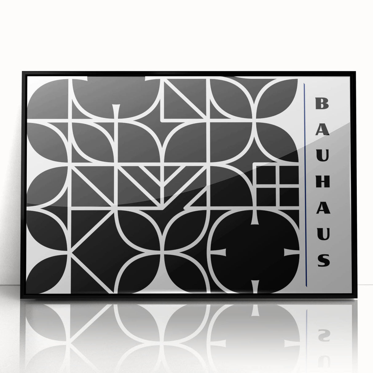 Bohemian Wall Art | Modern Monochrome Geometric Boho Canvas Print