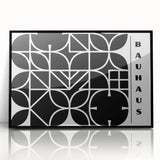 Bohemian Wall Art | Modern Monochrome Geometric Boho Canvas Print