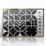 Bohemian Wall Art | Modern Monochrome Geometric Boho Canvas Print