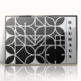 Bohemian Wall Art | Modern Monochrome Geometric Boho Canvas Print
