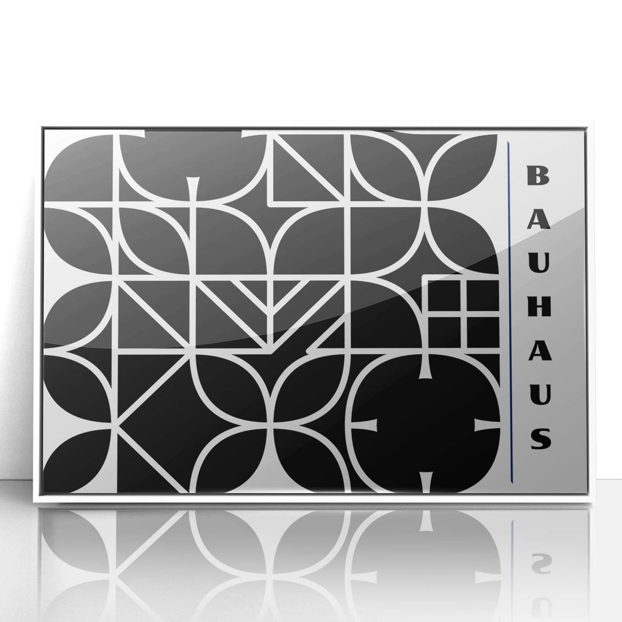 Bohemian Wall Art | Modern Monochrome Geometric Boho Canvas Print