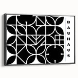 Bohemian Wall Art | Modern Monochrome Geometric Boho Canvas Print