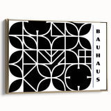 Bohemian Wall Art | Modern Monochrome Geometric Boho Canvas Print