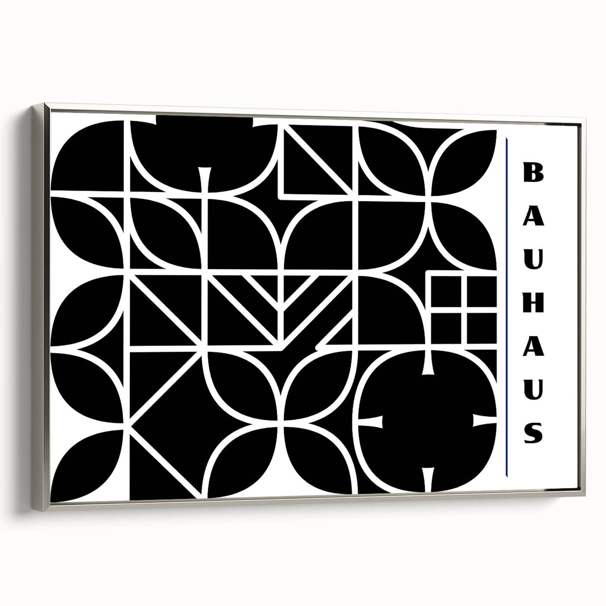 Bohemian Wall Art | Modern Monochrome Geometric Boho Canvas Print
