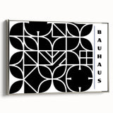 Bohemian Wall Art | Modern Monochrome Geometric Boho Canvas Print
