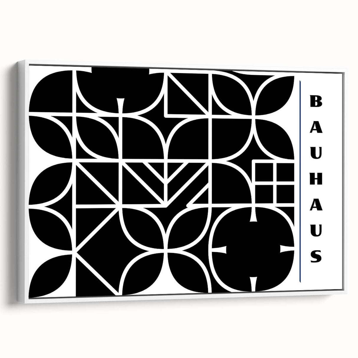 Bohemian Wall Art | Modern Monochrome Geometric Boho Canvas Print