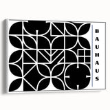 Bohemian Wall Art | Modern Monochrome Geometric Boho Canvas Print
